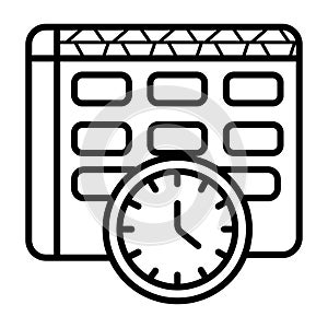 Timetable vector icon