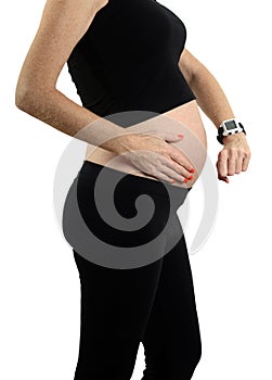 Timing contractions during pregnancy and labor