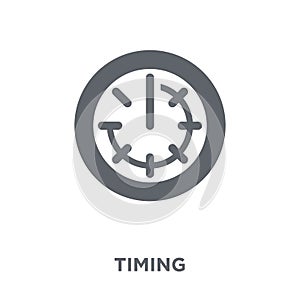 Timing icon from Time managemnet collection. photo