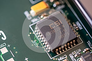 Close-up of electronic components