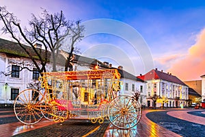 Timisoara, Romania. Beautiful Christmas Market in Eastern Europe