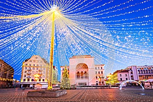 Timisoara, Romania - Christmas Market in Eastern Europe