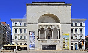 View of Romanian National Opera in Timisoara, Romania