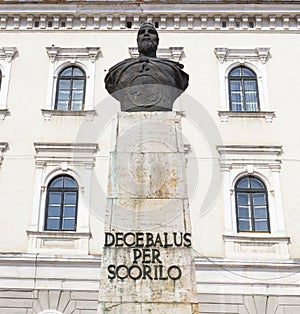 Timisoara statue of Decebal