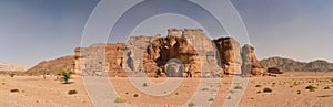 Timna park king Solomons mines panorama Israel photo