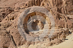 Timna valley, the arch