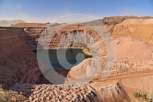 Timna valley, the lake, Negev desert