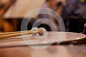 Timpani, fragment photo