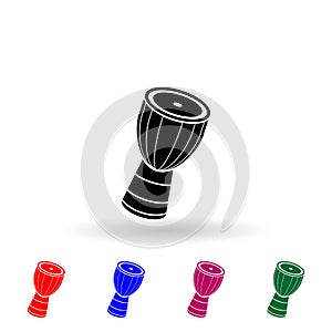 Timpani multi color icon. Simple glyph, flat vector of music instrument icons for ui and ux, website or mobile application photo