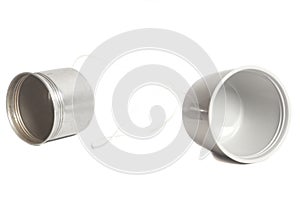 Tin can phone.communication concept