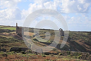 The Tin Coast - Wheal Owles Ruins At Botallack, Cornwall.