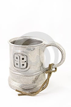 Tin medieval mug