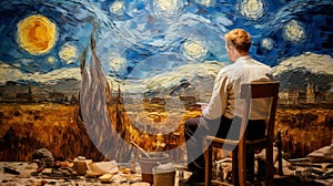 Memories Of Van Gogh: A Cinematic Montage Of Prairiecore Art photo