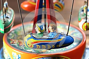 Tin toy carousel