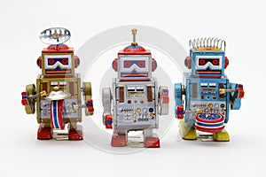 Tin Toy Robots photo
