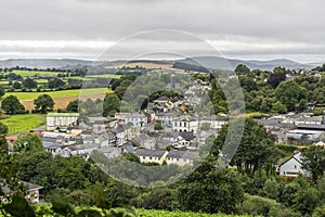 Tinahely town views from wicklow way