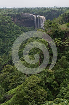 Tincha Waterfall in Central Indian in monsoon
