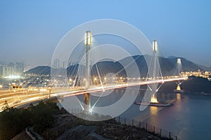 Ting Kau Bridge in Hong Kong