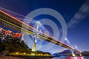 Ting Kau Bridge of Hong Kong