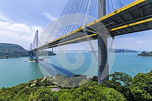 Ting Kau Bridge of Hong Kong