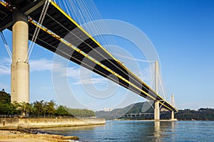 Ting Kau suspension bridge