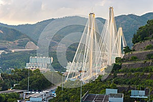 Ting Kau suspension bridge