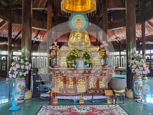 Tinh Xa Ngoc Giang Temple in Da Nang city, Vietnam