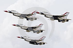 Tinker Air Force show in Oklahoma with Thunderbirds