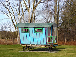 Colorful Tinker style traveling Caravan