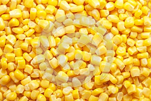 Tinned corn background