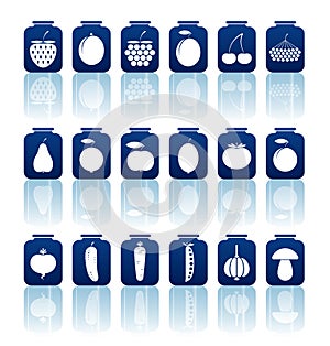 Tinned goods icons