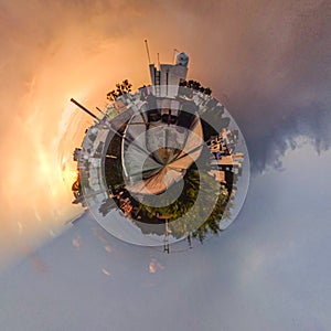 tinny planet panorama