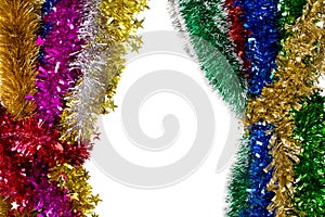 Tinsels of different colours. photo