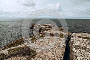 Tintagel - Beautiful view of the mountains and the sea