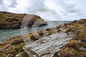 Tintagel - Beautiful view of the mountains and the sea