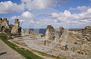 Tintagel Castle ruins