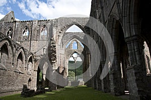 Tintern Abbey Nave in Wales photo