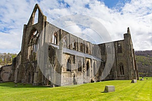 Tintern Abbey near Chepstow Wales UK ruins of monastery