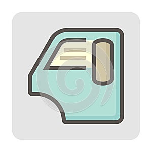 Tinting film service vector icon design, 48x48 pixel perfectand editable stroke