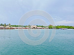 Tintipan Island in the San Bernardo Archipelago, Colombia photo