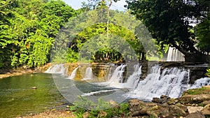 Tinuy-an Falls in Bislig, Surigao del Sur. Philippines.