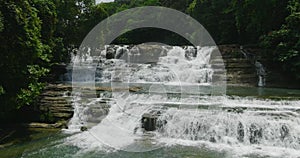 Tinuy-an Falls in Bislig, Surigao del Sur. Philippines.