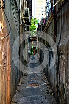 Tiny alley in HCMC Vietnam