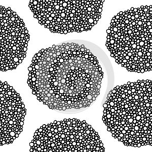 Tiny black and white dots dark pattern