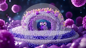 AI-Generated Viral Cell