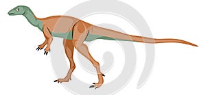 Tiny dinosour, illustration, vector