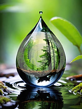 Tiny Ecosystem.A breathtaking close-up of a miniature ecosystem.