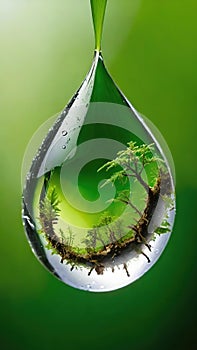 Tiny Ecosystem.A breathtaking close-up of a miniature ecosystem.