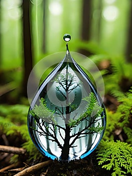 Tiny Ecosystem.A breathtaking close-up of a miniature ecosystem.