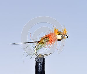 Cased Caddis imitation photo